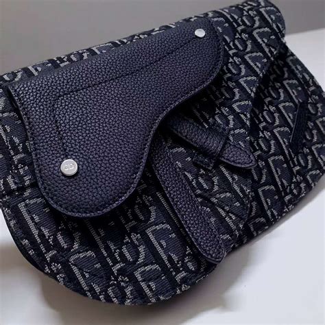 gray dior oblique jacquard|dior oblique saddle clutch.